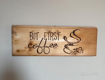 Insegna ludica in legno