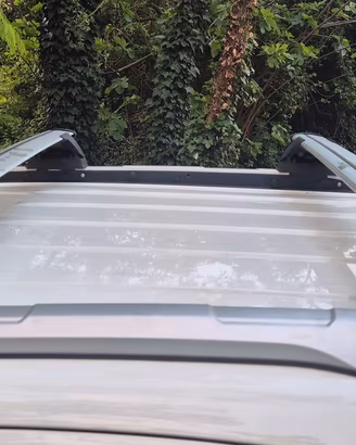 Barre portatutto auto ThruBar YAKIMA Argento
