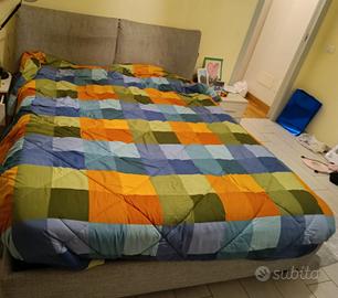 Letto contenitore Hartè con doghe in legno 