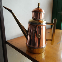 Oliera in rame e ottone nuova