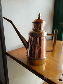 Oliera in rame e ottone nuova