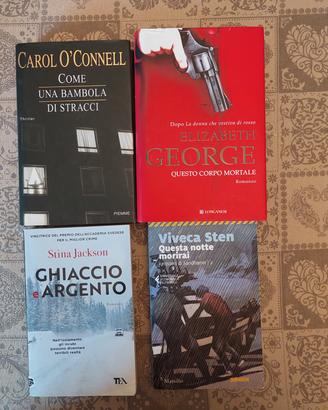 lotto 4 libri gialli