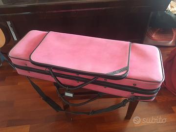 custodia violino fucsia 4/4