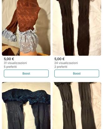 Autoreggenti nuove diversi colori