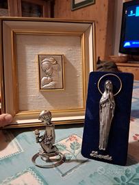 Immagini sacre Madonna e chierichetto