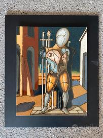 De Chirico "Ettore e Andromaca" Ceramica Smaltata
