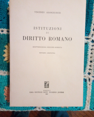 Istituzioni di diritto romano