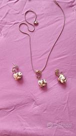 Parure orecchini e collana Thun