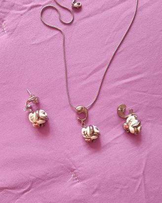 Parure orecchini e collana Thun