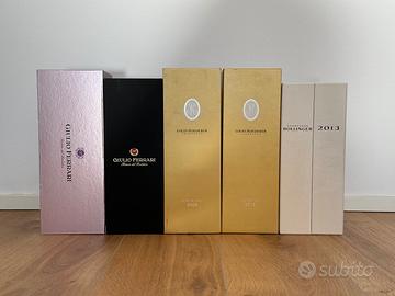 Scatole Box Vuote Champagne TrentoDoc