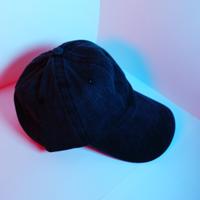 Cappello con visiera - Nero basic vintage