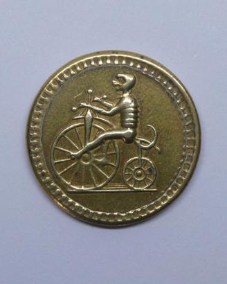 Antico gettone gioco Raro Token Jeton Spiel Marke