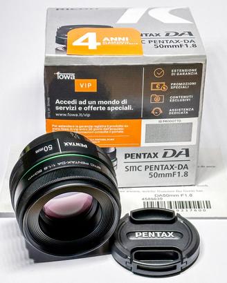 Obiettivo PENTAX SMC-DA 50/1,8 - inusato FOWA