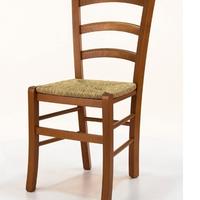 sedia legno sedile paglia