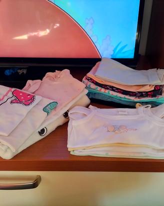 Lotto abbigliamento bimba 
