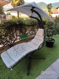 lettino sospeso da giardino/terrazza