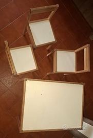 IKEA LÄTT tavolo per bambini con 3 sedie
