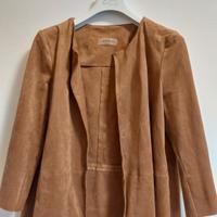 Giacca eco-pelle scamosciata King Kong