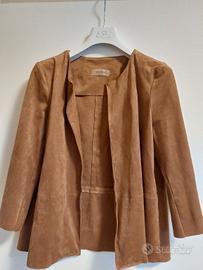 Giacca eco-pelle scamosciata King Kong