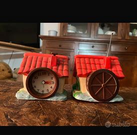 Orologio e Radio mulino bianco