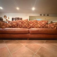 Divano in vera pelle