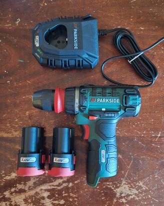 Trapano avvitatore compatto Parkside 