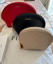 FURLA SET DI POCHETTE PER COSMETICI MULTICOLORE