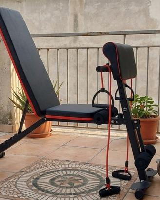Panca e Bilanciere Regolabili(30kg) - Come Nuovi!