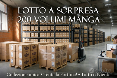 🎲 200 Volumi MANGA – Lotto Sorpresa Non sai cosa