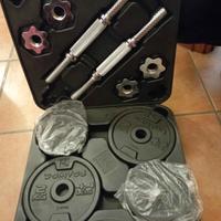 Kit Manubri Bodybuilding marca Domyos