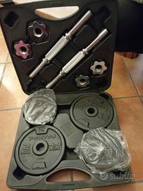 Kit Manubri Bodybuilding marca Domyos