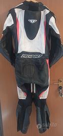 Tuta  in pelle moto Prexport  modello Misano tg 56