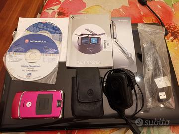 Motorola razr v3 fucsia funzionante