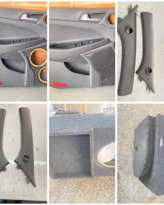 Pannelli Montanti Cassa per sub per Hyundai Tucson