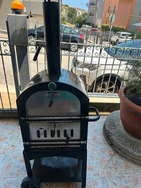 Forno barbecue pizza carbone legna portatile