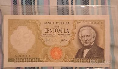 banconota 100 mila lire Manzoni R2