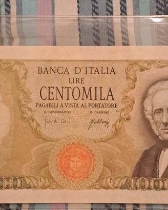 banconota 100 mila lire Manzoni R2