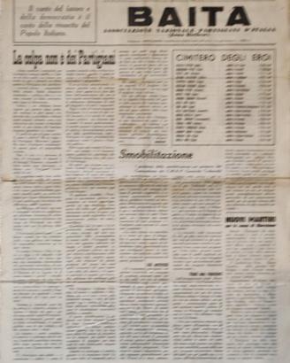 BAITA foglio partigiano 1945