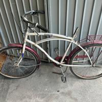 Bicicletta bianchi cruser da restaurare