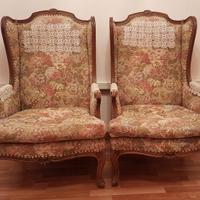 Coppia poltrone "bergere"