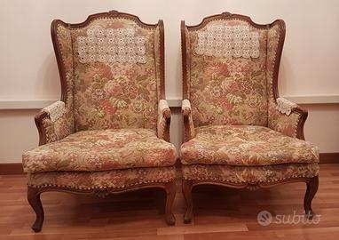 Coppia poltrone "bergere"