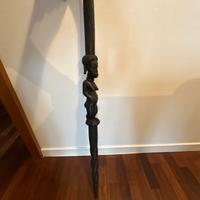 Bastone da passeggio tribale africano