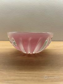Svuotatasche in vetro rosa di Murano