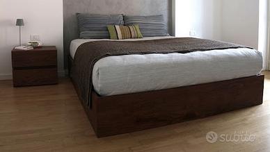 Letto matrimoniale massello +2 comodini