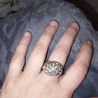 Anello   con brillantini 