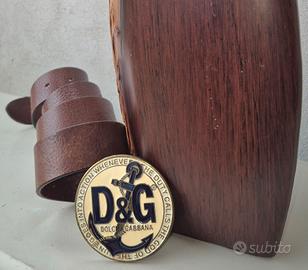 Cintura uomo vera pelle D&G.