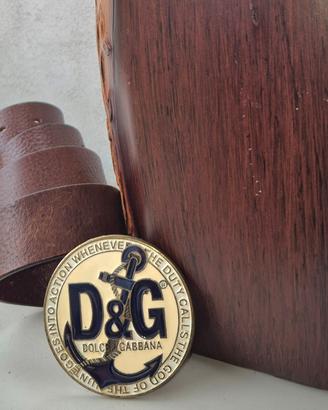 Cintura uomo vera pelle D&G.