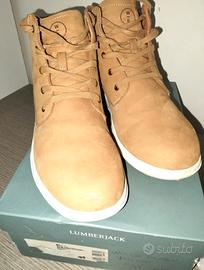 Lumberjack Dominic- Sneakers Alta Nabuk Giallo 44