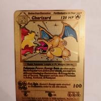 Pokémon Metal Gold Card Charizard Set Base English