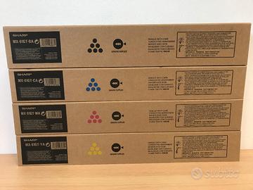 SHARP 15 toner originali nuovi laser colori